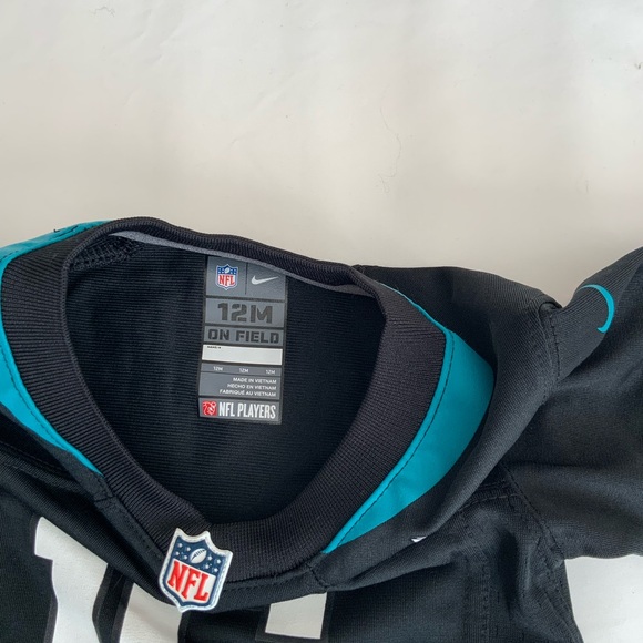 NFL Nike Jacksonville Jaguars Trevor Lawrence black short sleeve jersey 12M - Picture 3 of 3